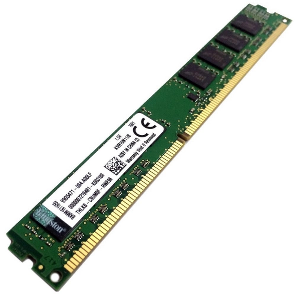Memória Kingston 8 GB DDR3 1600MHz PC3 12800 KVR16N11/8WP-SINOP-03 -  TECPRINT