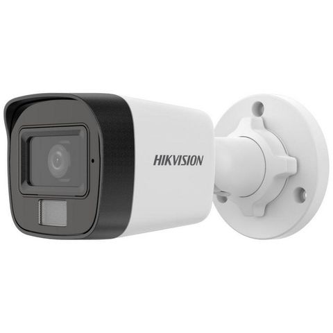Câmera CFTV IP PoE DS-2CD1021G2-LIU Bullet 2.0MP IR 20m 2,8 mm Hikvision - com Microfone embutido