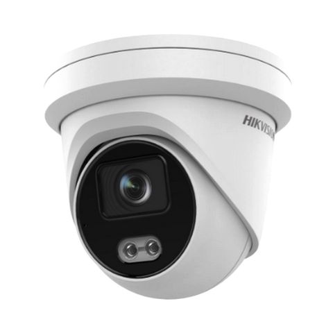 Câmera CFTV IP PoE DS-2CD2347G2-LU Dome 4.0MP ColorVu 30m 2,8 mm Acusense com Microfone Embutido Hikvision-SINOP-03