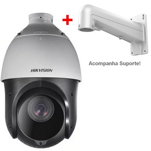 Câmera CFTV IP PoE DS-2DE4215IW-DE Speed Dome Full HD 1080P IR 100m Zoom 15x Hikvision