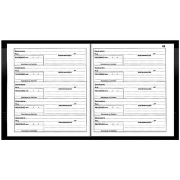 Livro Protocolo de Correspondência 52 Fls 154x216 Unitário - São Domingos - 10021