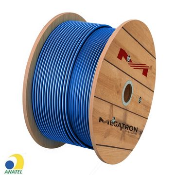 Cabo de Rede 23AWG Megatron Cat.6 LSZH 4 Pares Azul 2713 Caixa com 305 Metros - 100% Cobre Homologado ANATEL