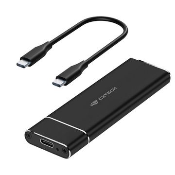 Gaveta Externa Case para SSD M2-NVME para Type-C 3.1 C3tech - CH-M200BK-SINOP-03