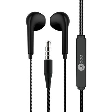 Fone de Ouvido Intra-Auricular com Microfone com Plug P2 Preto Lecoo - EH104BK