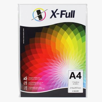 Papel Fotográfico Glossy Brilhante A4 115 Gramas 20 Folhas Potencial Suprimentos - 9106-SINOP-03