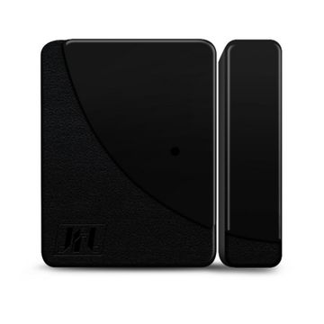Sensor de Alarme Porta e Janela 433,92Mhz HOPPING CODE JFL - SHC-FIT BLACK-SINOP-03