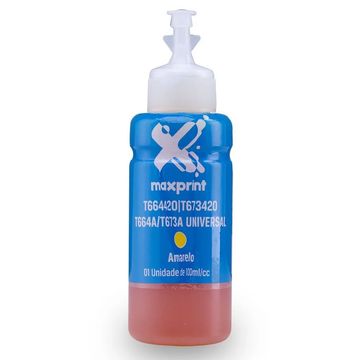 Tinta para Cartucho Epson T664-673 Amarelo 100ml Maxprint - 61000019 - Vendido Unitário-SINOP-03