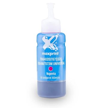 Tinta para Cartucho Epson T664-673 Magenta 100ml Maxprint - 61000018 - Vendido Unitário-SINOP-03