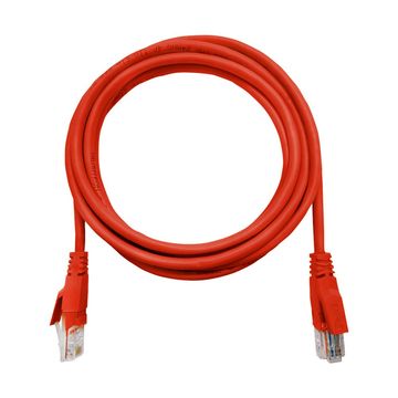 Cabo Patch Cord Cat.5E 1,5 Metros Vermelho Megatron 927 - 100% Cobre Homologado ANATEL