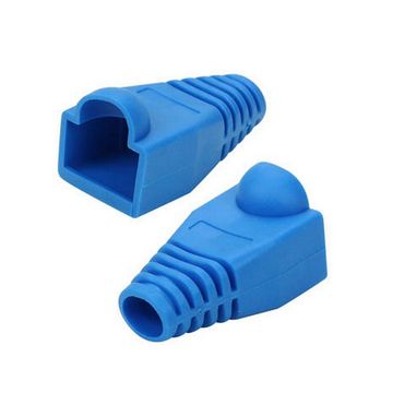 Capa para Conector RJ45 Macho 5+ Azul - Unitário