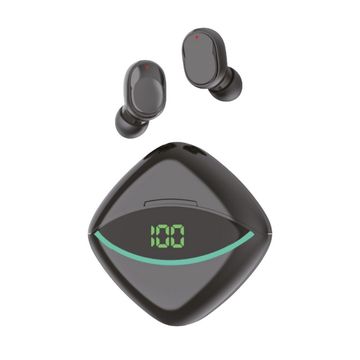 Fone de Ouvido Auricular TWS Bluetooth 5.3 Preto X-Cell - XC-BTH-56