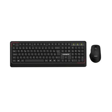 Kit Teclado + Mouse sem Fio Maxprint CW2000 1600dpi Preto - 60000159