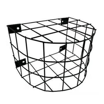 Grade de Proteção para Câmera de Segurança Preta Redonda Metal Nobre - MT-1001