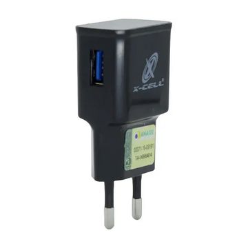 Carregador de Celular Parede com 1 Porta USB 4.A Bivot Preto - X-Cell - XC-USB-9 - P