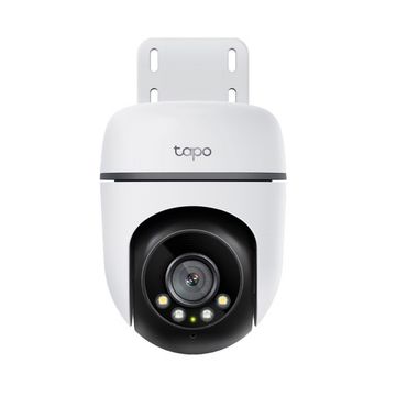 Câmera CFTV Wi-Fi Tp-Link Externa TC40 Tapo 2MP IR30 Colorida com Áudio e Slot para microSD - Compatível com Google assistant e Alexa
