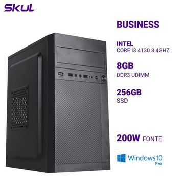 Micro Computador Skul Business B300 Core i3 4130 Memória 8 GB SSD 256GB Windons 10 Pro - sem Monitor 318686