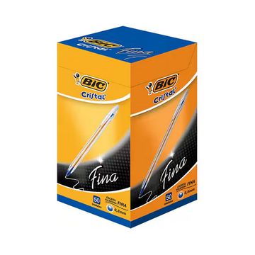 Caneta Esferográfica Azul 0,8mm Bic - Caixa com 50 Unidades - 585629