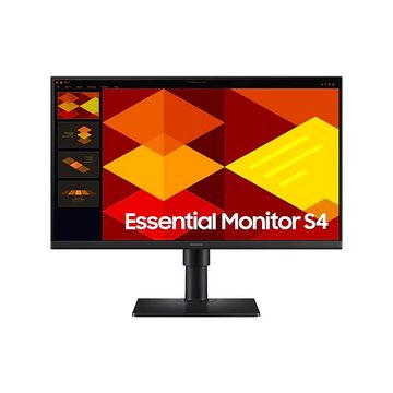 Monitor Gamer Samsung Essential Tela 24 LED IPS 100Hz 5ms Full HD Preto 2x HDMI 1x DisplayPort - LS24D400GALMZD com Ajuste de Altura