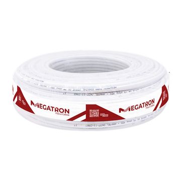 Cabo Coaxial RG59 67% 75 OHMS Megatron - 1440 - Rolo com 100 Metros