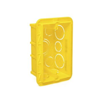 Caixa de Embutir 4X2 PVC Amarelo Pial Plus I Legrand - 689034 - Unitário