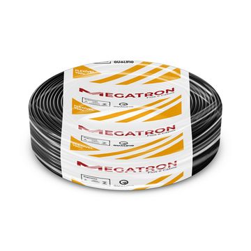 Cabo de Energia Flexível 750 Volts 1,50mm Preto Megatron - 7382 - Rolo com 100 Metros