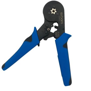 Alicate para Crimpar Exbom FRM-ACT6060 Estrelar para Terminal Ilhós Tubular