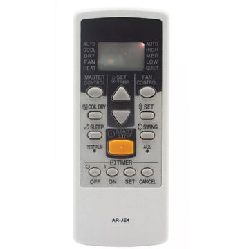 Controle Remoto para Ar Condicionado AR-JE4 Split Fujitsu ChipSce -026-8885