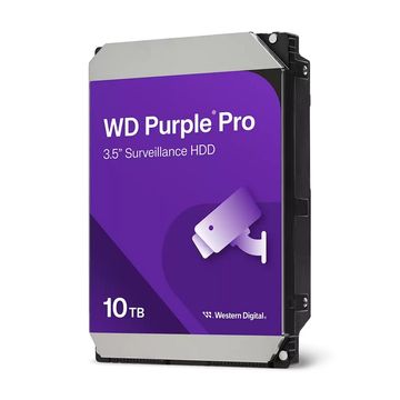 Hard Disk CFTV 10 TB Sata 272 MB/s Western Digital AI 7200 RPM - WD102PURP