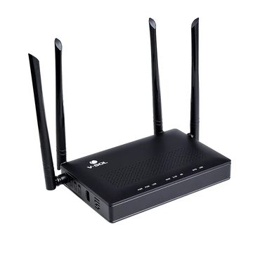 Roteador ONT GPON/EPON + Wireless AC 1200 Dual Mode Gigabit 4 Antenas + 1 Porta G/Pon - V2804AC-Z-ES-06