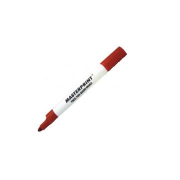 Caneta Quadro Branco Caixa com 12 Unidades Vermelho - Masterprint - MP617