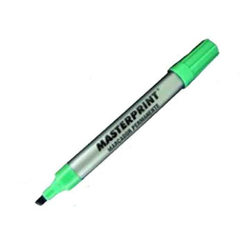 Caneta Marcador Permanente 4,5mm Caixa com 12 unidades Verde - Masterprint - MP615