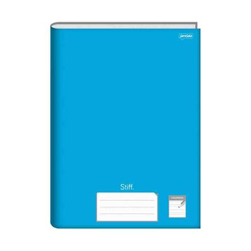 Caderno Caligrafia Capa Dura Costurado 96 Fls 200x275 Stiff Azul Jandaia - Unitário - 54945-55