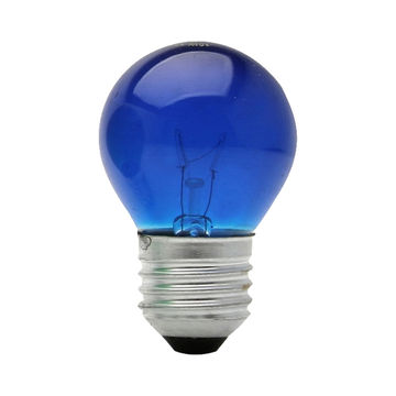 Lâmpada Bolinha 15 Watts E27 127 Volts BG-45 Azul Vendido Unitário - Brasfort 8480-SINOP-03