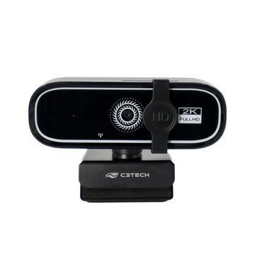 Webcam 5.0MP C3TECH WB-200 Resolução QHD 2K com Microfone - WB-200-SINOP-03