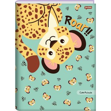 Caderno Brochurão Capa Dura Costurado 80 Fls 200x275 Onça - Unitário - Jandaia - 72765-77