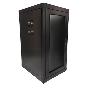Rack para Servidor Piso 20U 670mm 19POL Preto Fibra Metal - RP20670S-SINOP-03