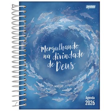 Caderno Universitário Capa Dura Espiral 1 Matéria 80 Fls 200x275 Believe Peixes - Unitário - Jandaia - 69046-26