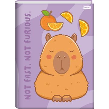 Caderno Brochurão Capa Dura Costurado 80 Fls 200x275 Capy Vibes Roxo - Unitário - Jandaia - 78378-77