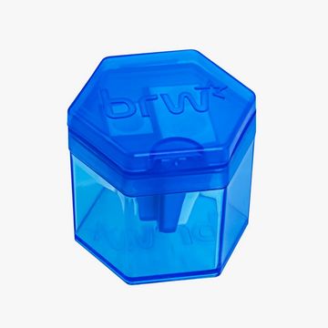 Apontador com Depósito Hexagonal Unitário Azul - Brw - AP3003