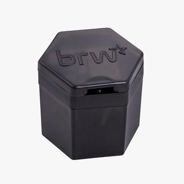Apontador com Depósito Hexagonal Unitário Preto - Brw - AP3003