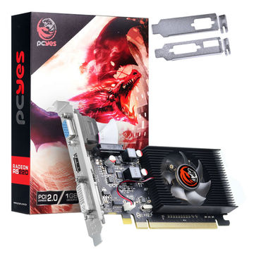Placa de Video AMD Radeon R5 220 1GB GDDR3 64Bits HDMI DVI VGA - PJ220R364