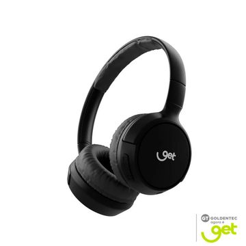 Fone de Ouvido Headset Bluetooth com Microfone e Entrada para Micro Cartão de Memória Branco Get | Goldentec - 71838