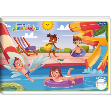 Caderno Caligrafia Capa Flexível Costurado 40 Fls 200x140 Turma do Jandainha - Unitário - Jandaia - 401-77