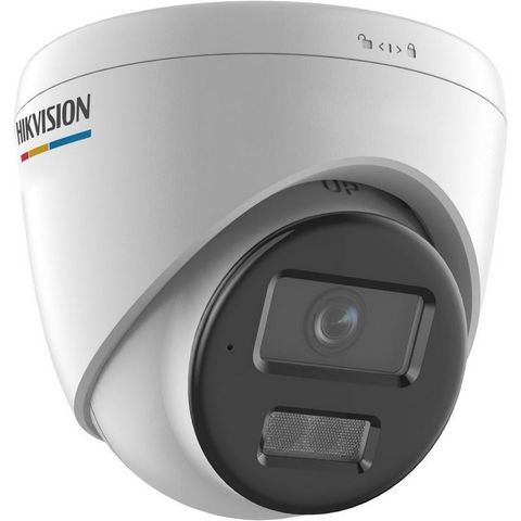 Câmera CFTV IP PoE DS-2CD1327G2H-LIUF/SRB Dome Full HD 2.0MP ColorVu 30m 2,8 mm Microfone Embutido Hikvision