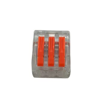 Conector Emenda para Elétrica 3 Via Seccon WET-PT-213 - Unitário