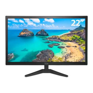 Monitor TCN | Goldentec Office Tela 22 LED 60Hz 5ms HD Preto 1x VGA 1x HDMI - 66449-ES-06