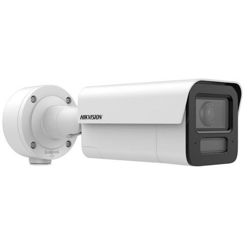 Câmera CFTV IP PoE IDS-2CD5T47G2/V-XS Bullet 4.0MP IR 80 metros 2,8 Microfone Embutido Entrada Audio e Alarme Hikvision