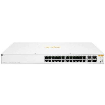 Switch PoE+ HP Aruba JL684B 24 Portas Gigabit 10/100/1000 Mbps + 4P SFP - 1930-24G-POE+ 370w-SINOP-03