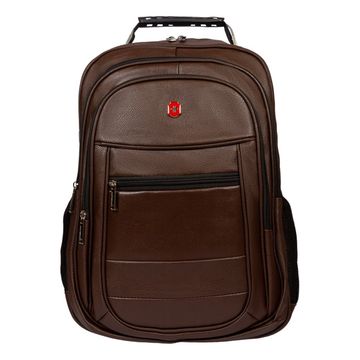 Mochila para Notebook 18 Polegadas Marrom Cabo de Aço Yins Brasil - SL04049