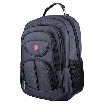 Mochila para Notebook 18 Polegadas  Azul Cabo de Aço Yins Brasil - YS-28112